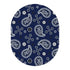 Single Patch / Guardian Western Paisley Blue Pattern - Guardian