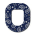 Single Patch / Omnipod Western Paisley Blue Pattern - Omnipod