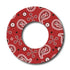 Single Patch / Libre 2 Western Paisley Red Pattern - Libre 2 and Lingo
