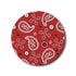 Single Patch / Medtronic-Instanct Western Paisley Red Pattern - Medtronic Instanct