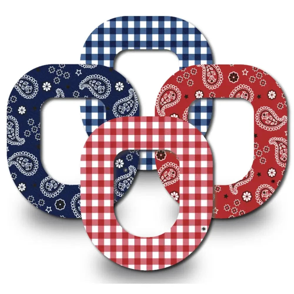 4-Pack (Set of 4 Patches) / Omnipod Western Patterns Variety Pack - Omnipod