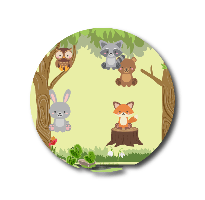 Single Patch / Medtronic Instinct Woodland Animals - Medtronic Instinct