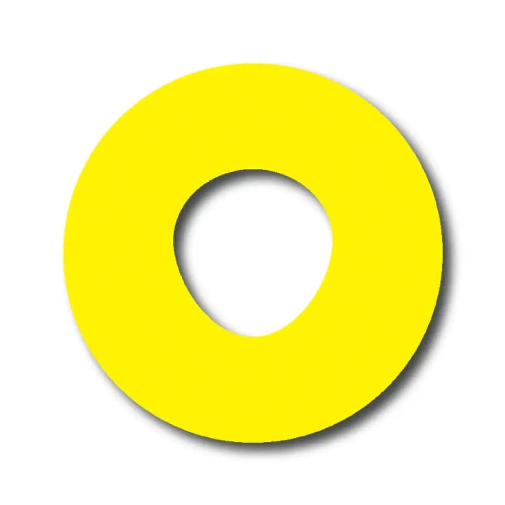 Single Patch / Infusion Set Yellow Overlay Patch - Infusion Set
