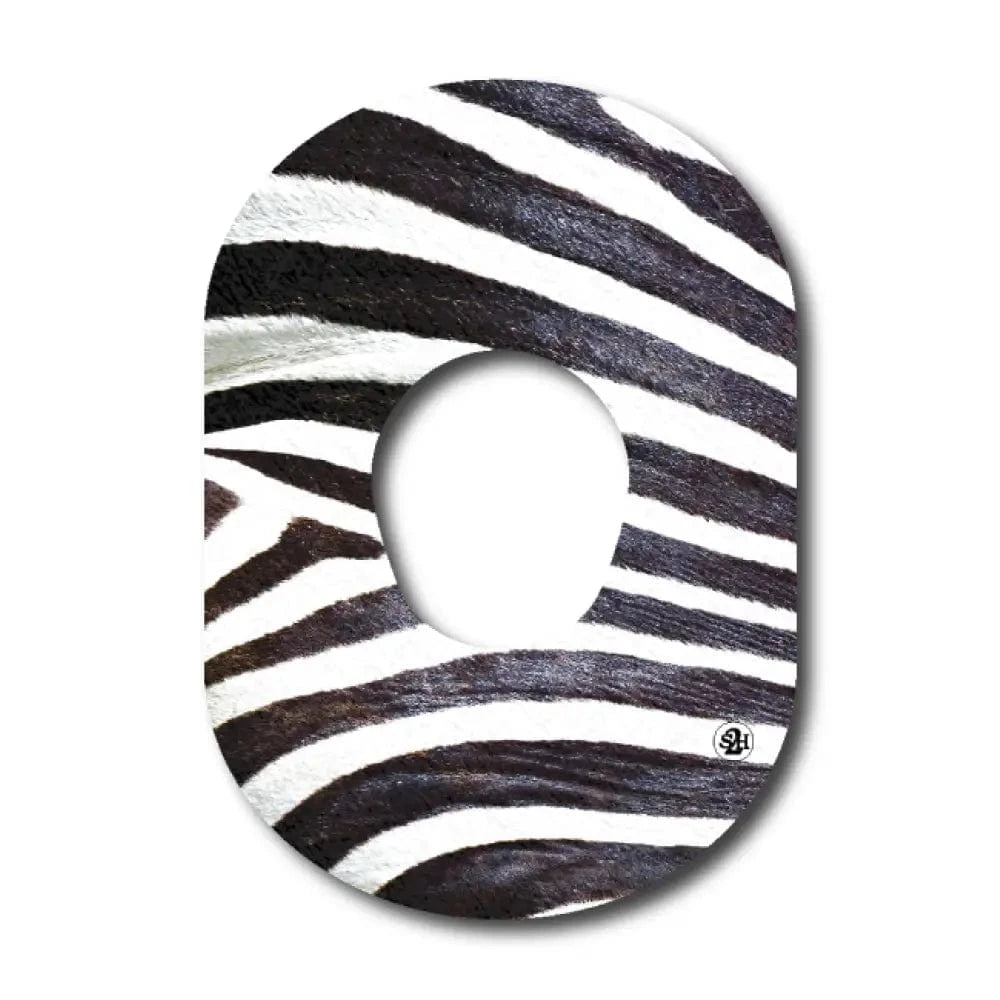 Single Patch / G7 Zebra Skin - Dexcom G7 and Stelo