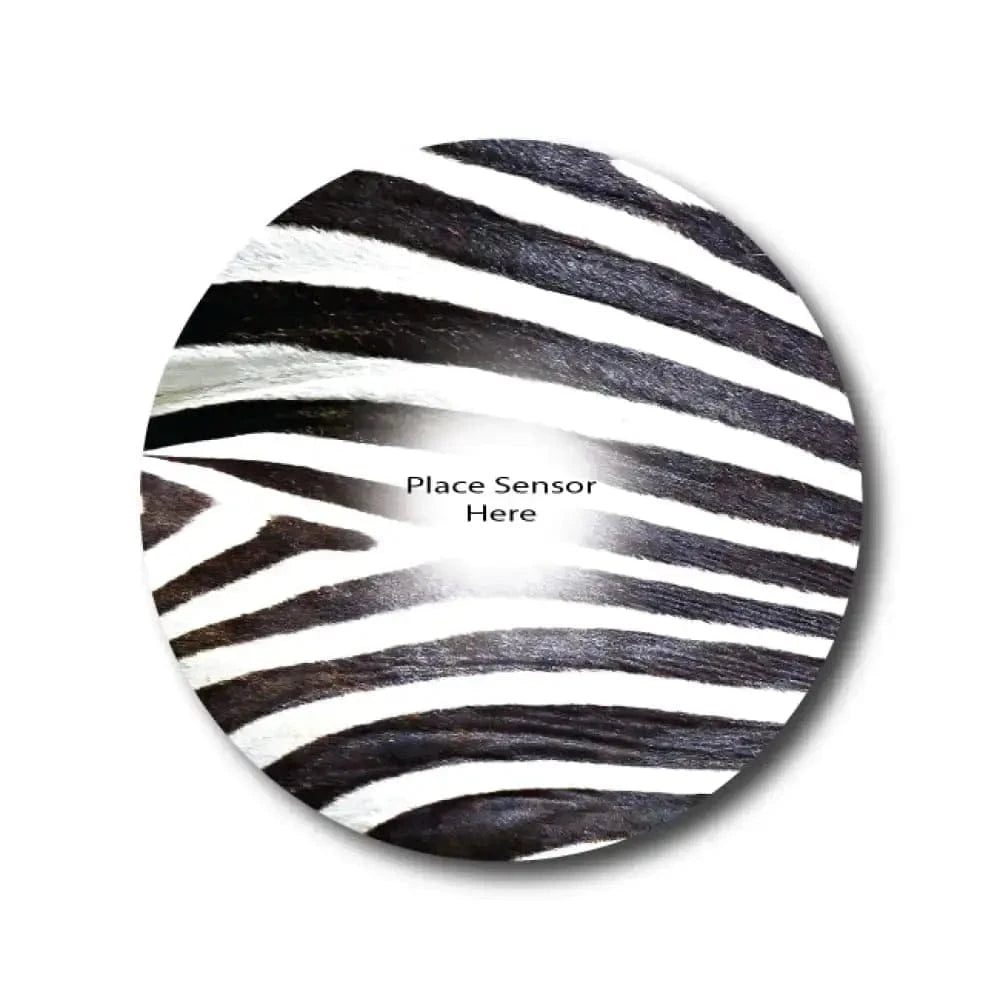 Single Patch / Libre 3 Zebra Skin Underlay Patch for Sensitive Skin - Libre 3